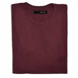 T-Shirt red black melange